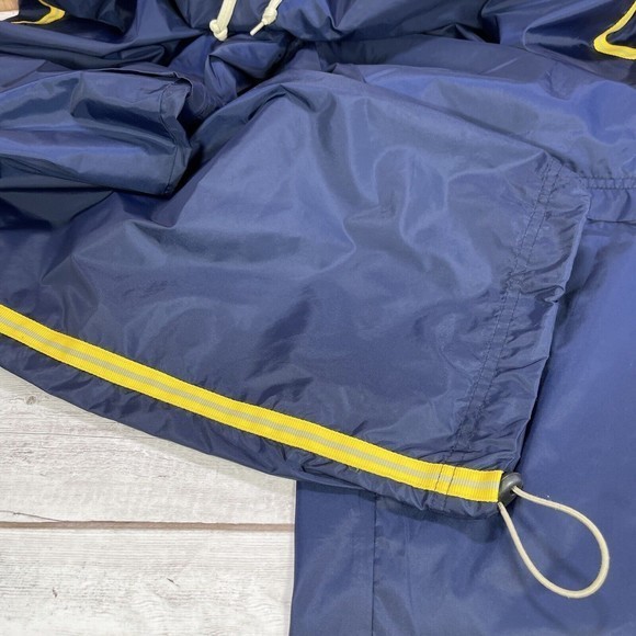 Vintage Spalding Athletic Men's XL Navy Yellow Convertible‎ Track Pants - Picture 8 of 11